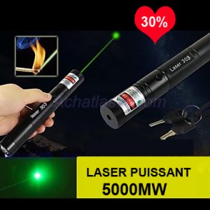 puissance laser pour bruler