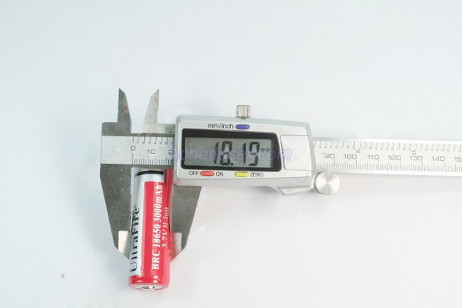 Pile au lithium 18650 3000mA pour pointeur laser