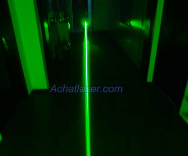 Pointeur laser trajectoire, Laser vert