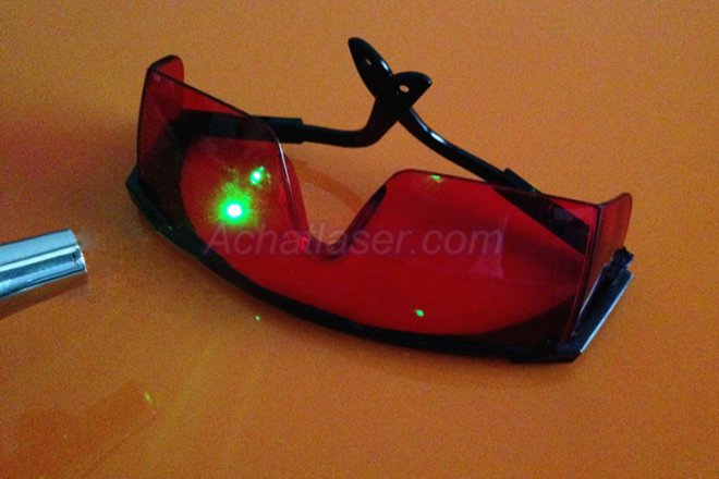 lunettes de sécurité pour laser vert