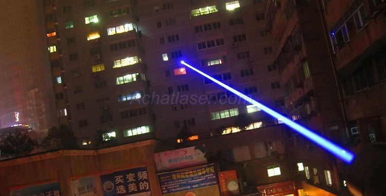 pointeur laser 1000mw bleu avec motif