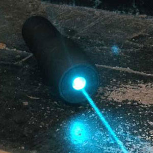 Pointeur laser bleu 488nm 100mW réglable et longue distance