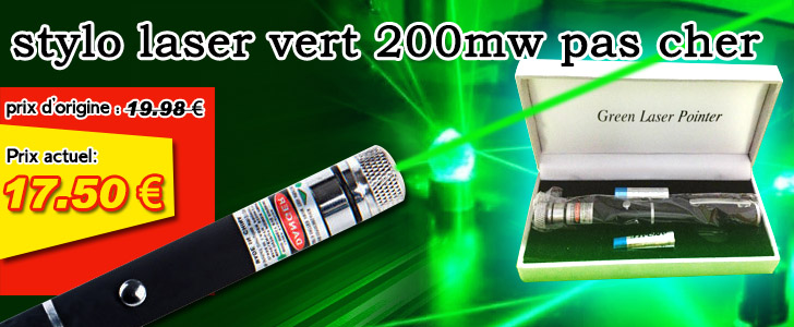 Starlight Lasers M1 Pointeur Laser Rouge  Incluant 2 batteries Panasonic  AAA gratuites